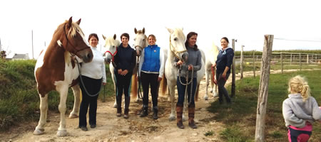 Groupe de randonne Chevaux